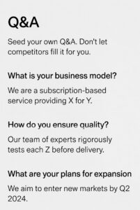 gbp Q&A example